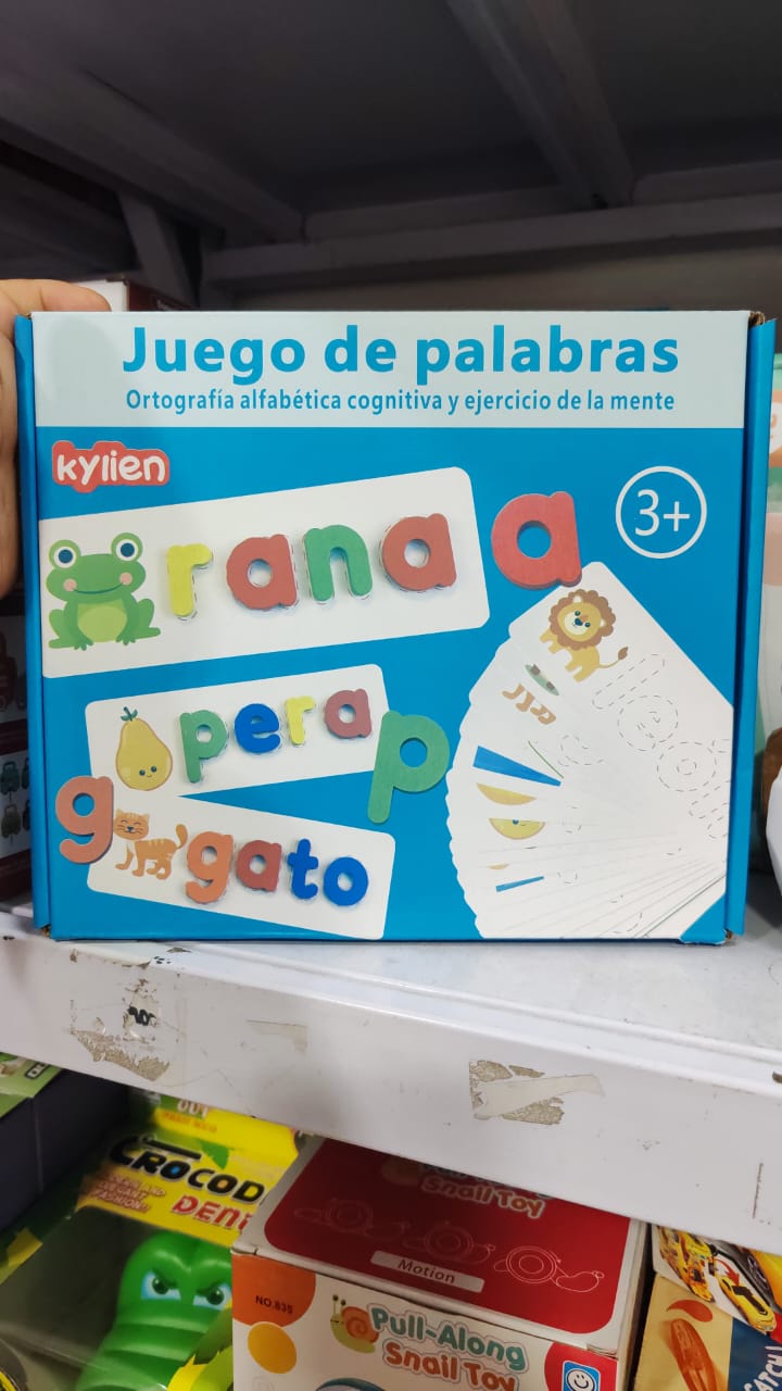 ✅Juego de palabras juguete montesori